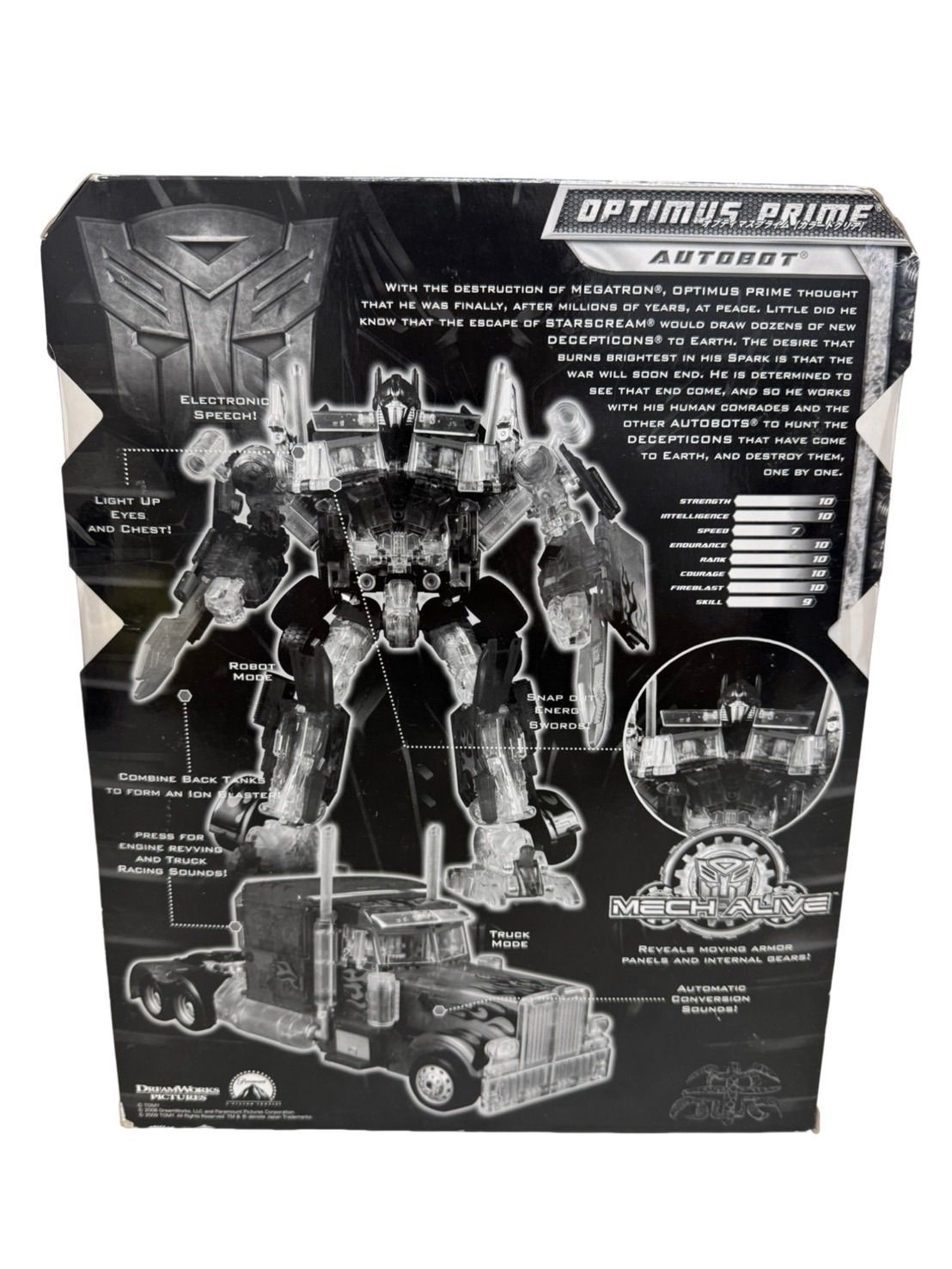 トランスフォーマーたからとみぃくじA賞　オプティマスプライム(カラードクリア) トランスフォーマーズ たからとみぃくじ A賞 オプティマスプライム