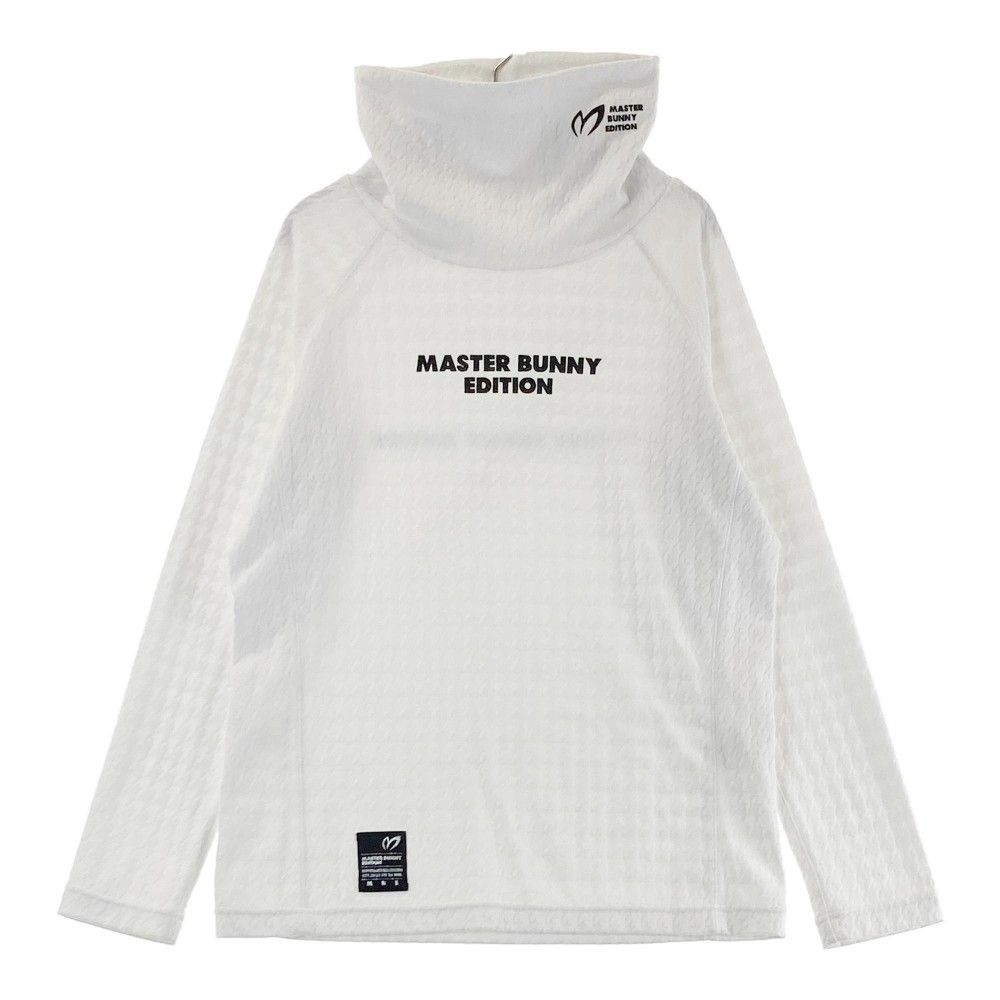 サイズ：0 MASTER BUNNY EDITION マスターバニーエディション  長袖ハイネックTシャツ 千鳥 ホワイト系 [240101431408] ゴルフウェア レディース ストスト サイズ：0 MASTER BUNNY EDITION マスターバニーエディション
