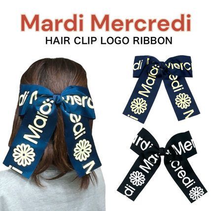 ヘアアクセサリー Mardi Mercredi HAIR LOGOEMBELLISHMENT Mardi Mercredi HAIR LOGOEMBELLISHMENT