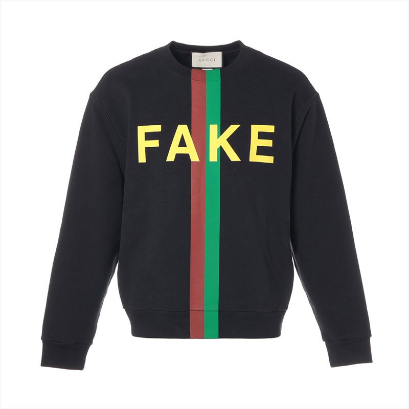 GUCCI グッチ スウェット XS Fake Not Print 20 AW コットン
