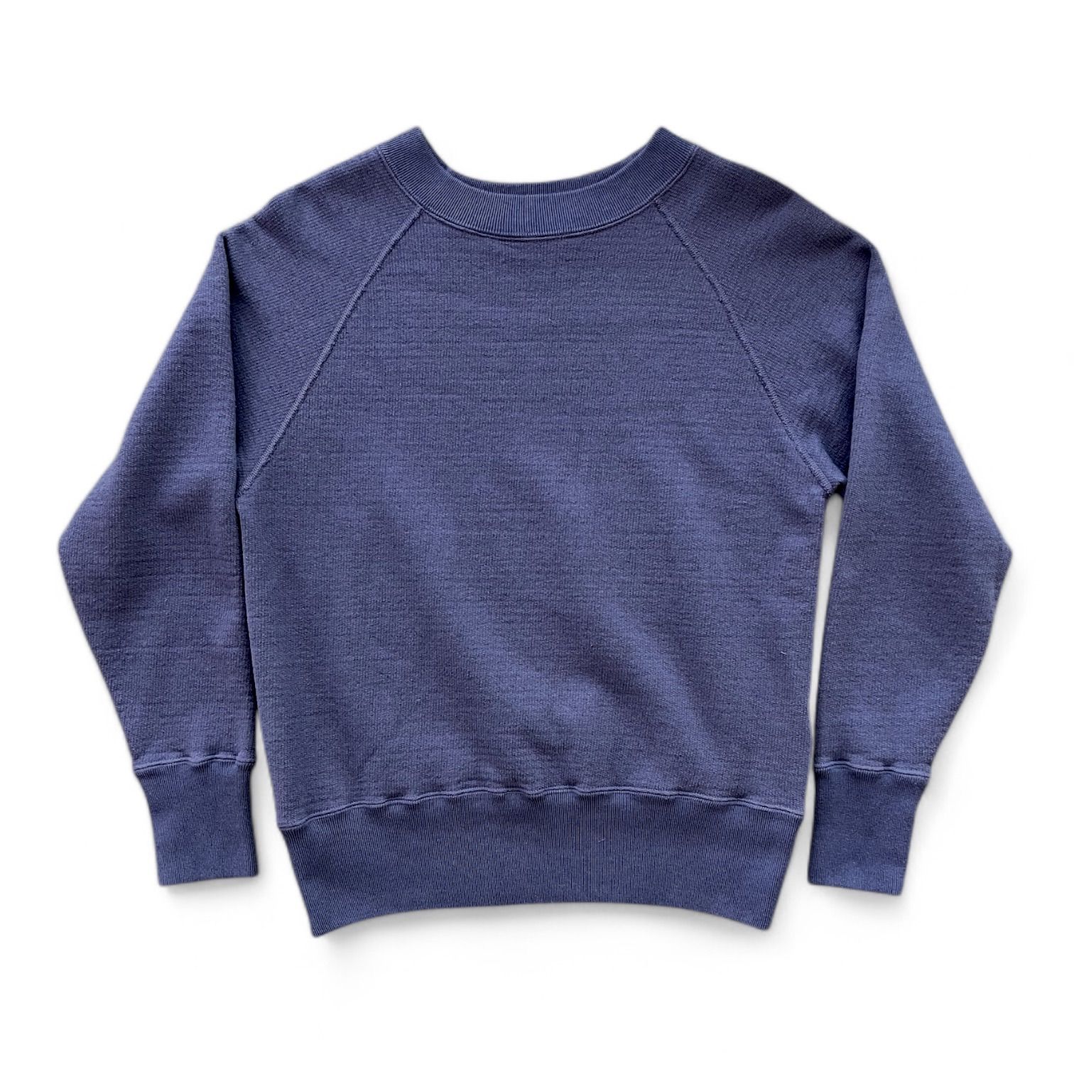 slopeslow スロープスロウ overdyed inlaid jersey sweaatshirt  