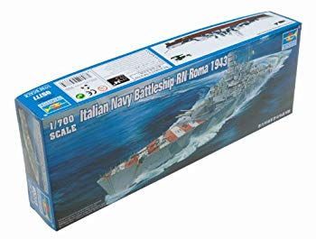 (未使用･未開封品)　Trumpeter 1:700 - Italian Navy Battleship Rn Roma 1943 tu1jdyt 未使用・未開封品) Trumpeter 1:700 - Italian Navy Battleship Rn