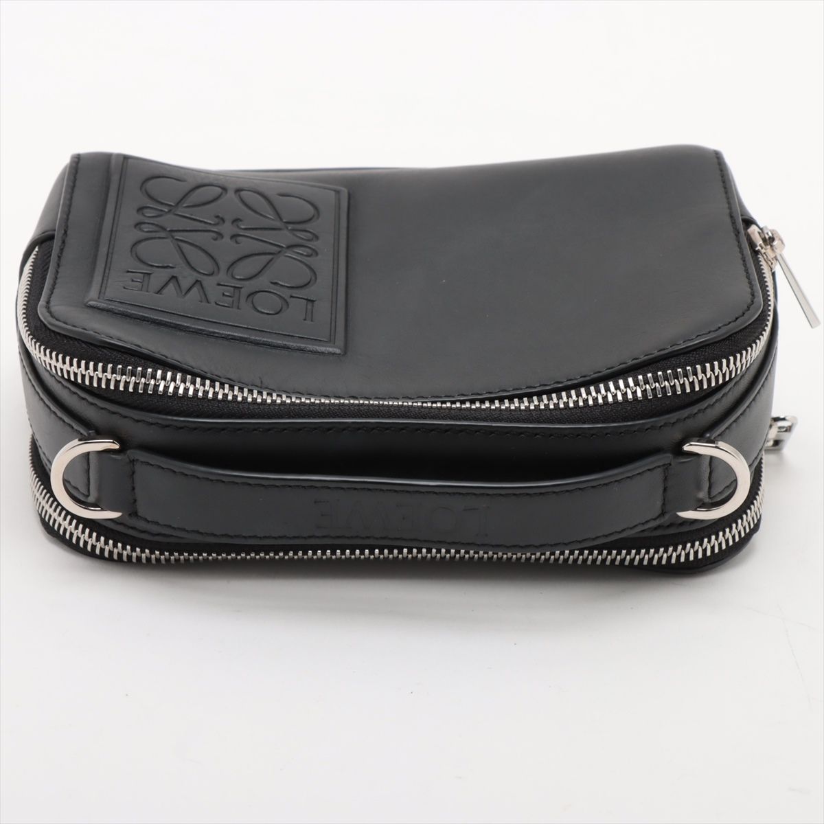 極美品 現行品 ロエベ アナグラム クロスボディ カメラ バッグ ミニ