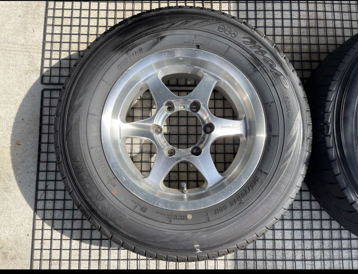 ENKEI BORGNER ZX 17インチ 8.5J 6穴PCD139.7オフセット＋5 深