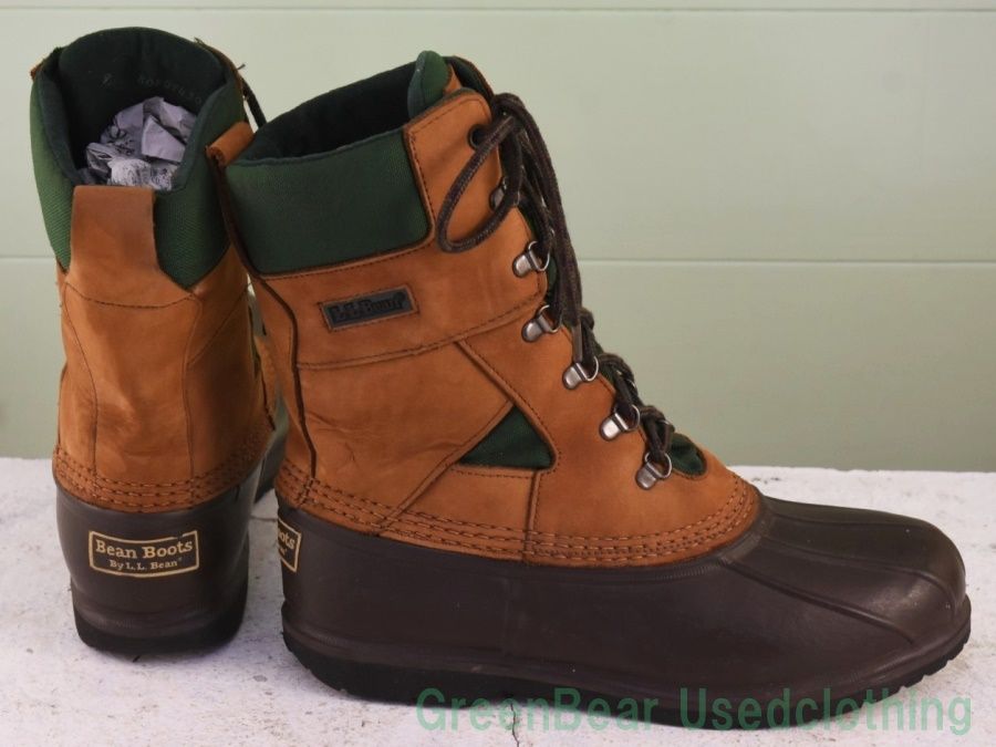 Y 122 L.L.Bean ビンテージ ビーンブーツ 茶 メンズ 9 M 27 cm