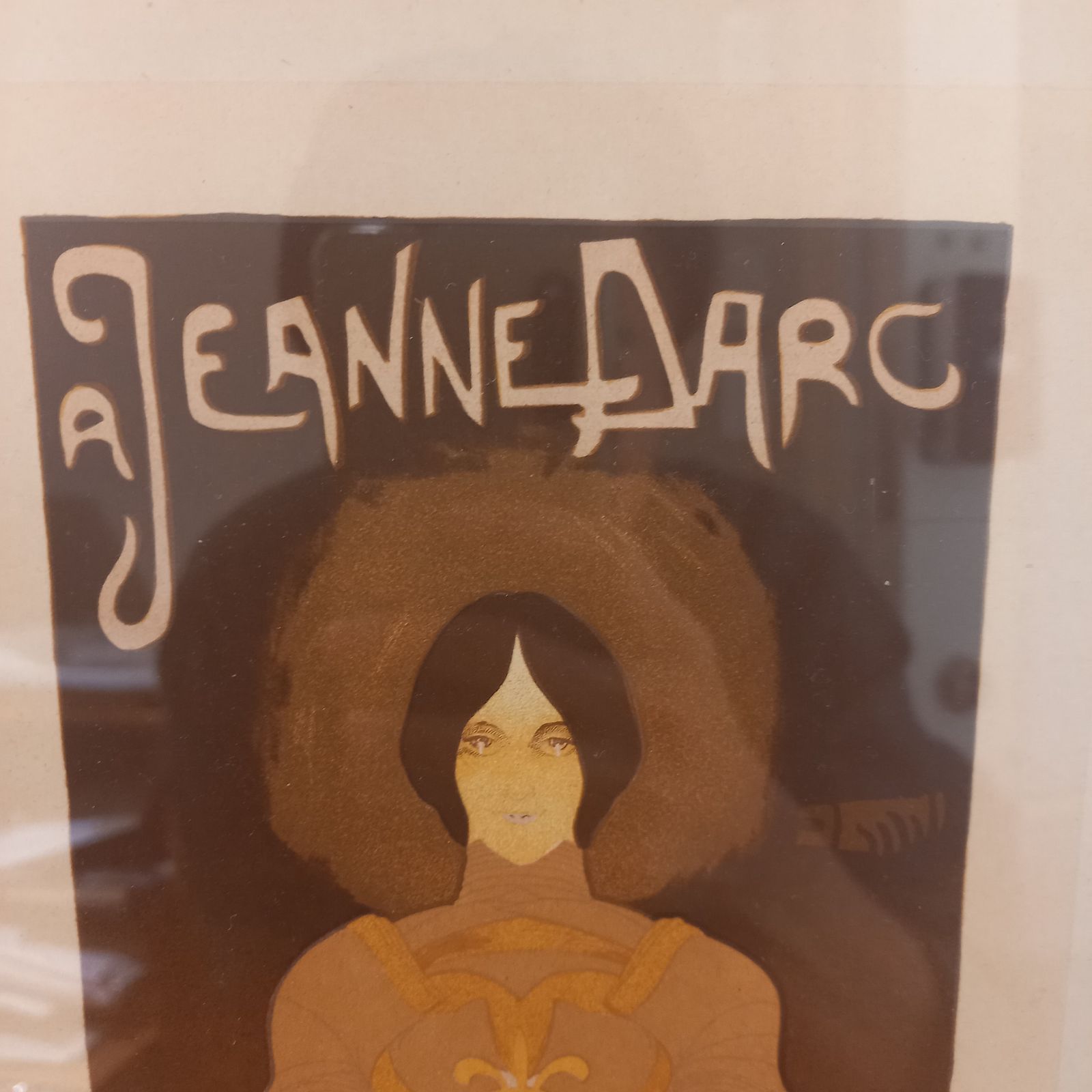 アンティーク版画 ジャンヌ ダルク ジョルジュ ド フール