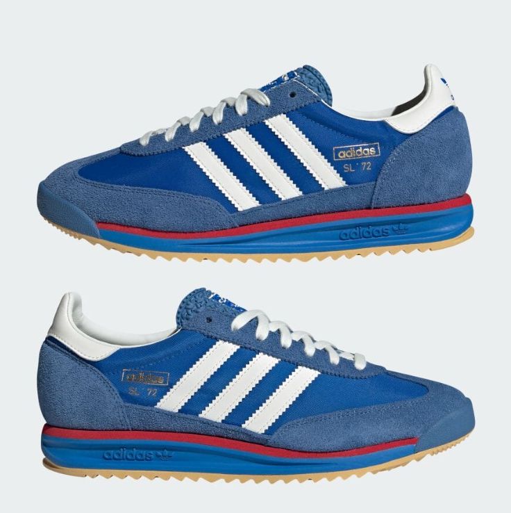 adidas SL72 RS ブルー/コアホワイト/ベタースカーレット