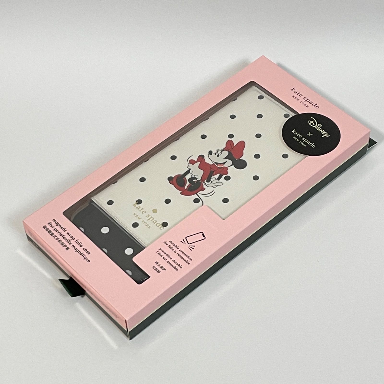 新品 ケイトスペード ミニー iPhone 13 Pro 用 フォリオケース - コン
