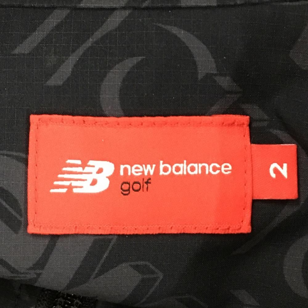 ☆SALE価格☆【美品】ニューバランスゴルフ ジップパーカー 黒×グレー