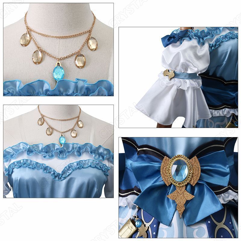 原神 ニィロウ コスプレ衣装 ウイッグ付き 原神 キャラ衣装 げん