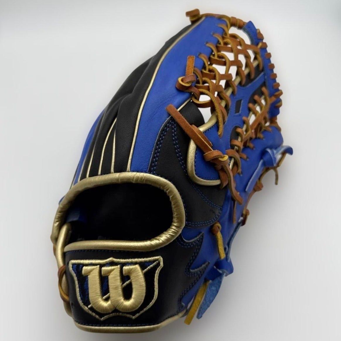 外野手用青×黒 ゴールドロゴ