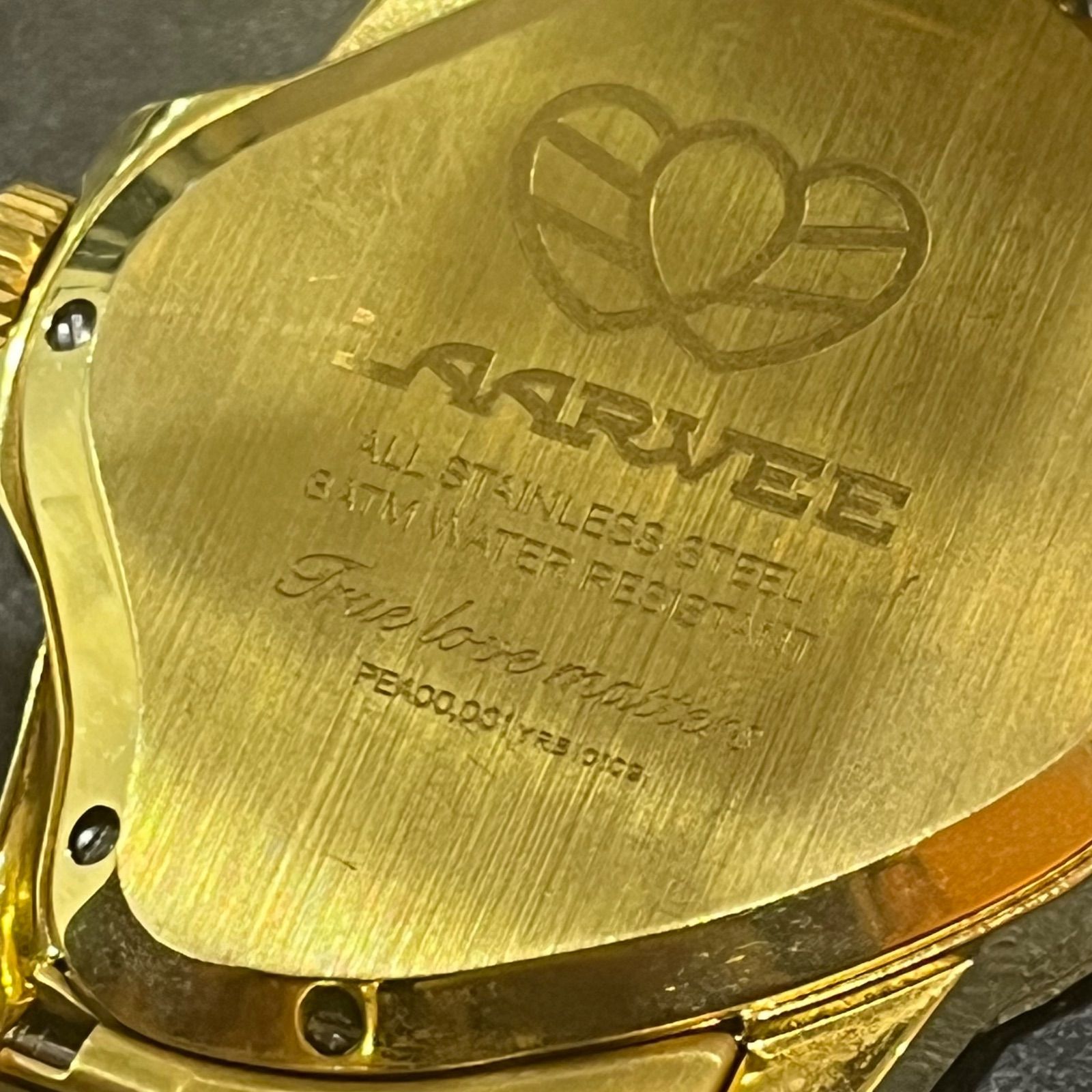 LAARVEE Gold Blue PEA001 ラーヴィー ゴールド ブルー 腕時計 PEA001 