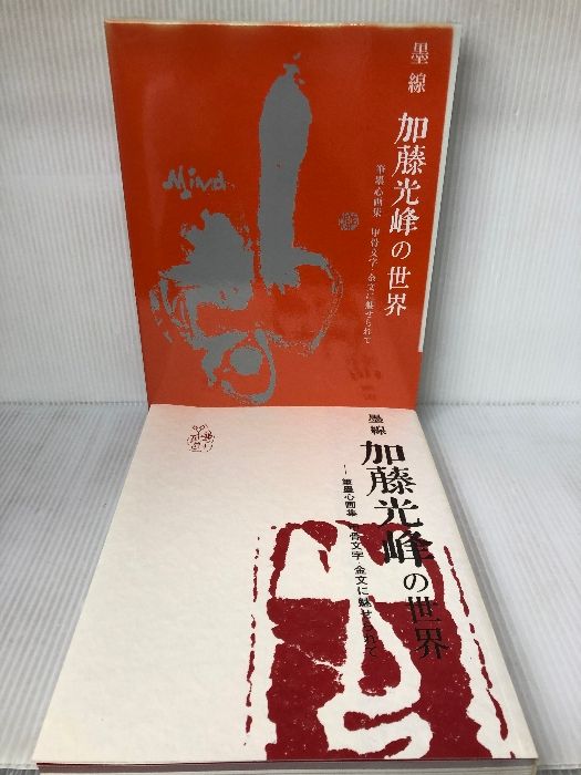 墨線 加藤光峰の世界―筆墨心画集 甲骨文字・金文に魅せられて 日外