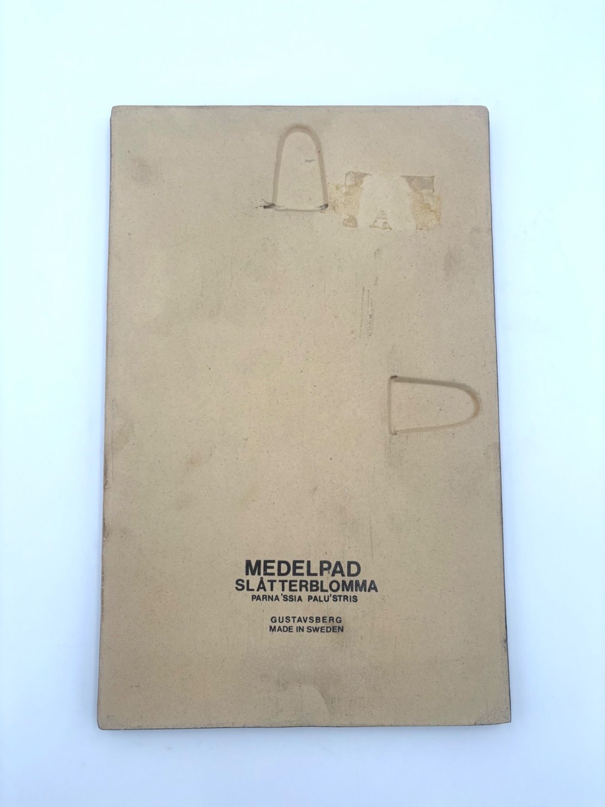 GUSTAVSBERG グスタフスベリ ハインツ エレット 陶板 フラワーモチーフ 銀彩 北欧 ヴィンテージ 壁掛け NEXPOTALLINN_EU