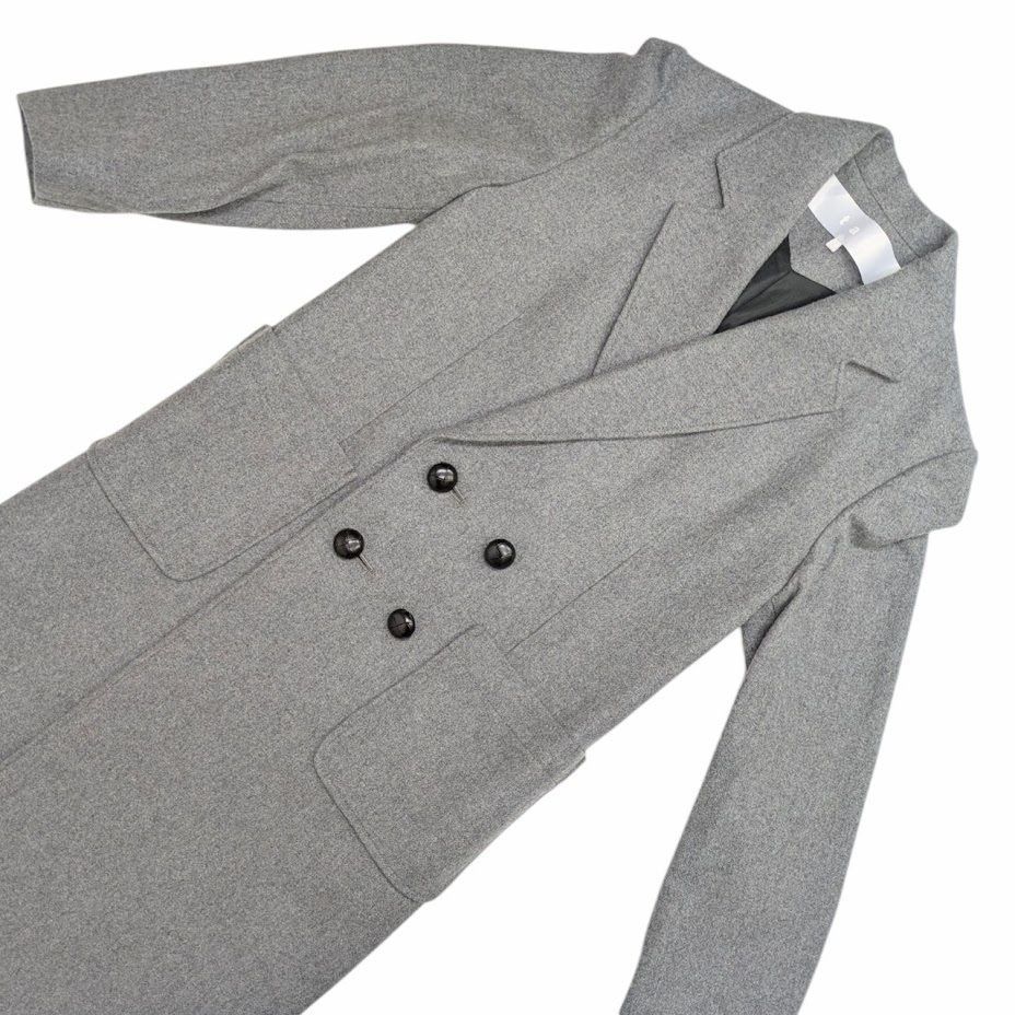 23AW Tao COMME des GARCONS TL-C015 タオ コムデギャルソン ダブルチェスターコート グレー サイズ M WWW_MORNINGWALKER_COM