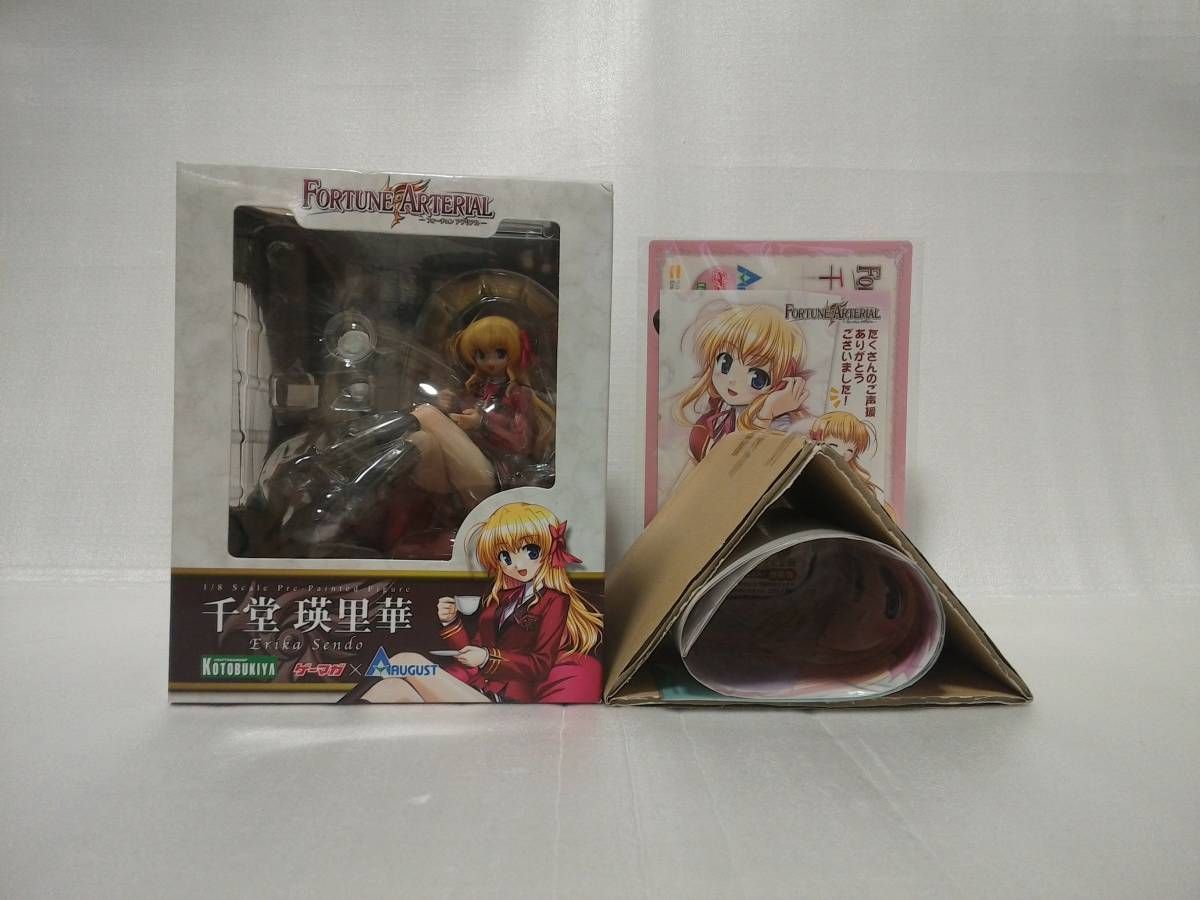 50未使用ゲーマガ×オーガスト　フォーチュンアテリアル　千堂瑛里華　フィギュア Amazon.co.jp: FORTUNE ARTERIAL 千堂瑛里華 (1/8スケールPVC
