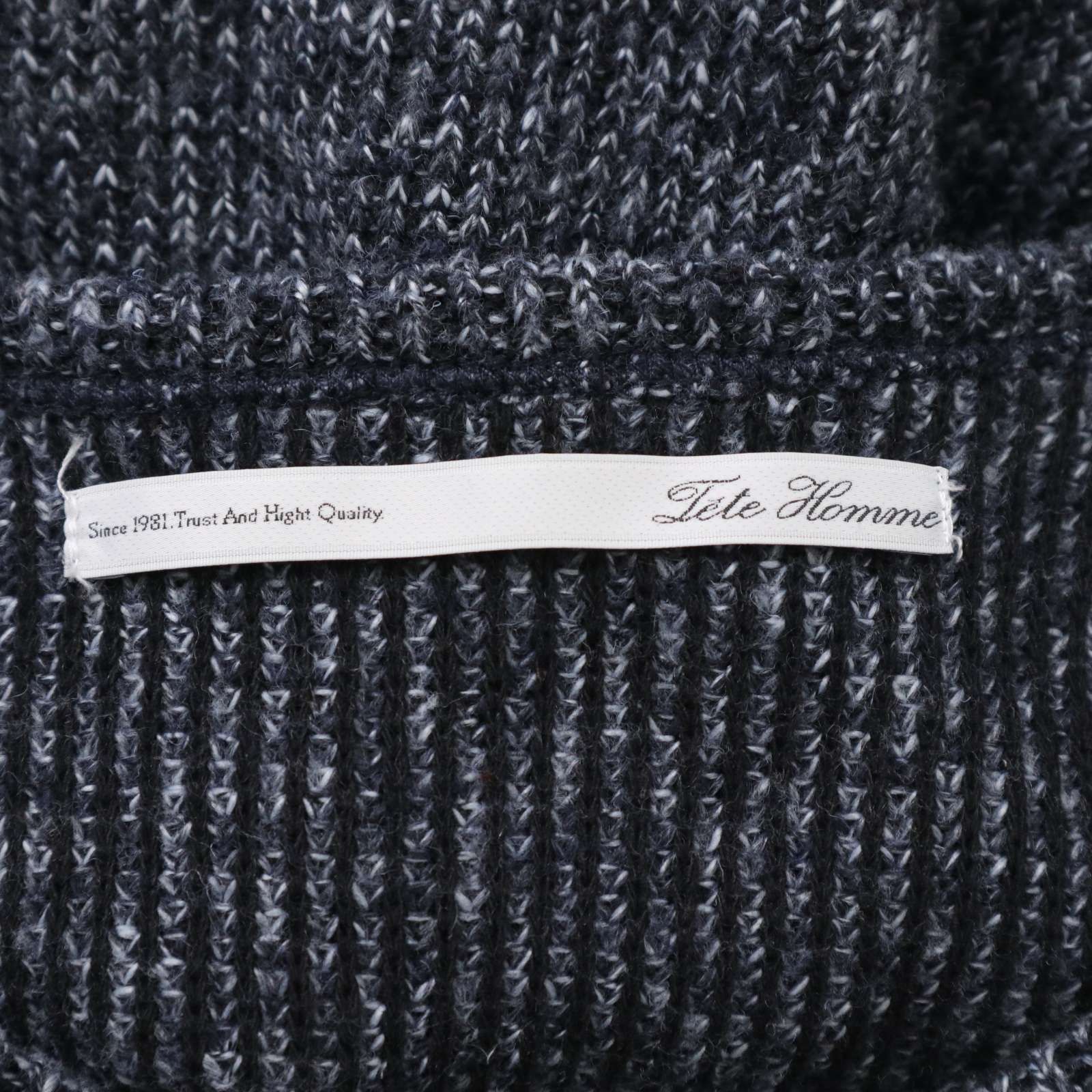 TETE HOMME テットオム 通年☆ Vネック セーター ニット Sz.5 メンズ 