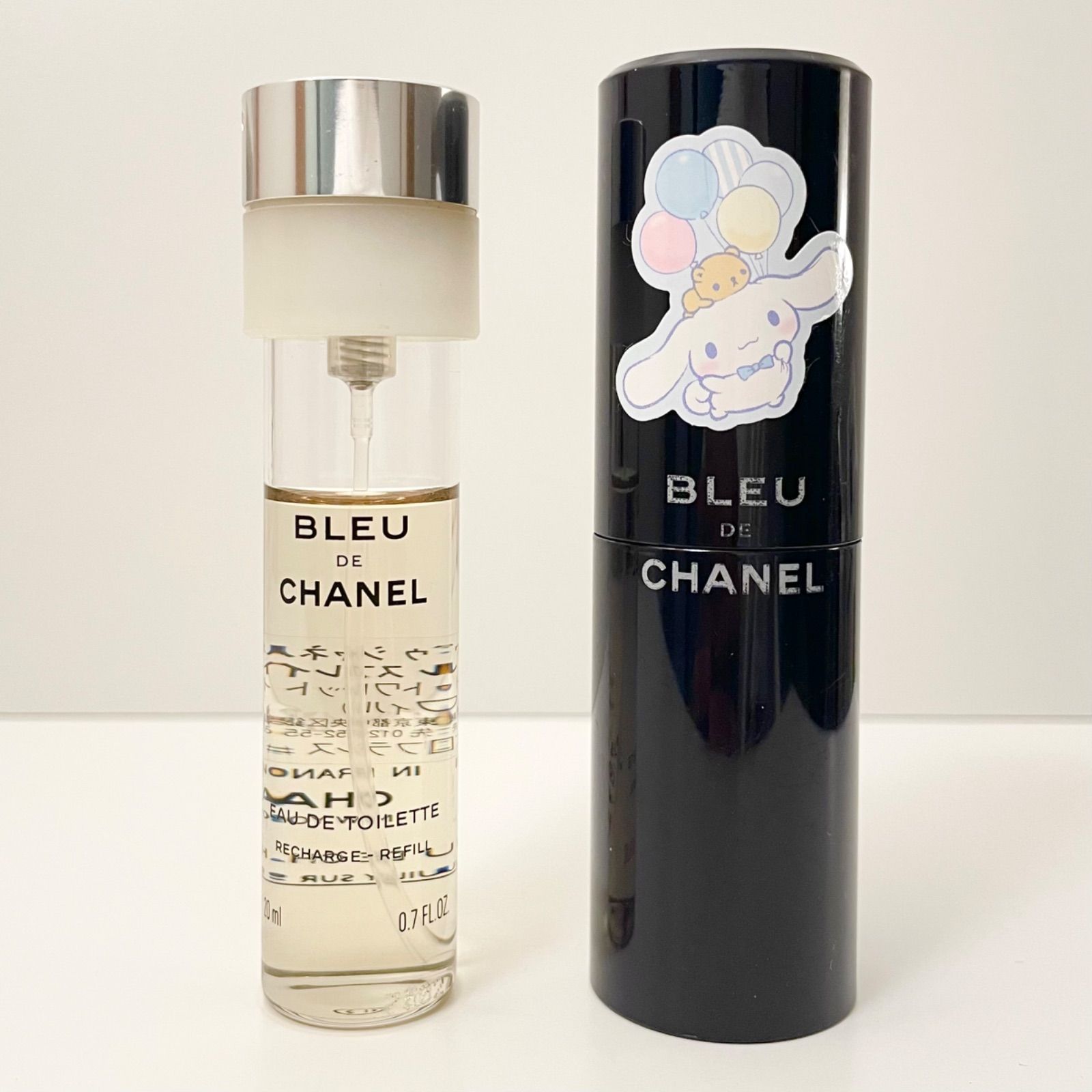 CHANEL ブルードゥシャネル トラベルスプレイ 本体 リフィル セット 