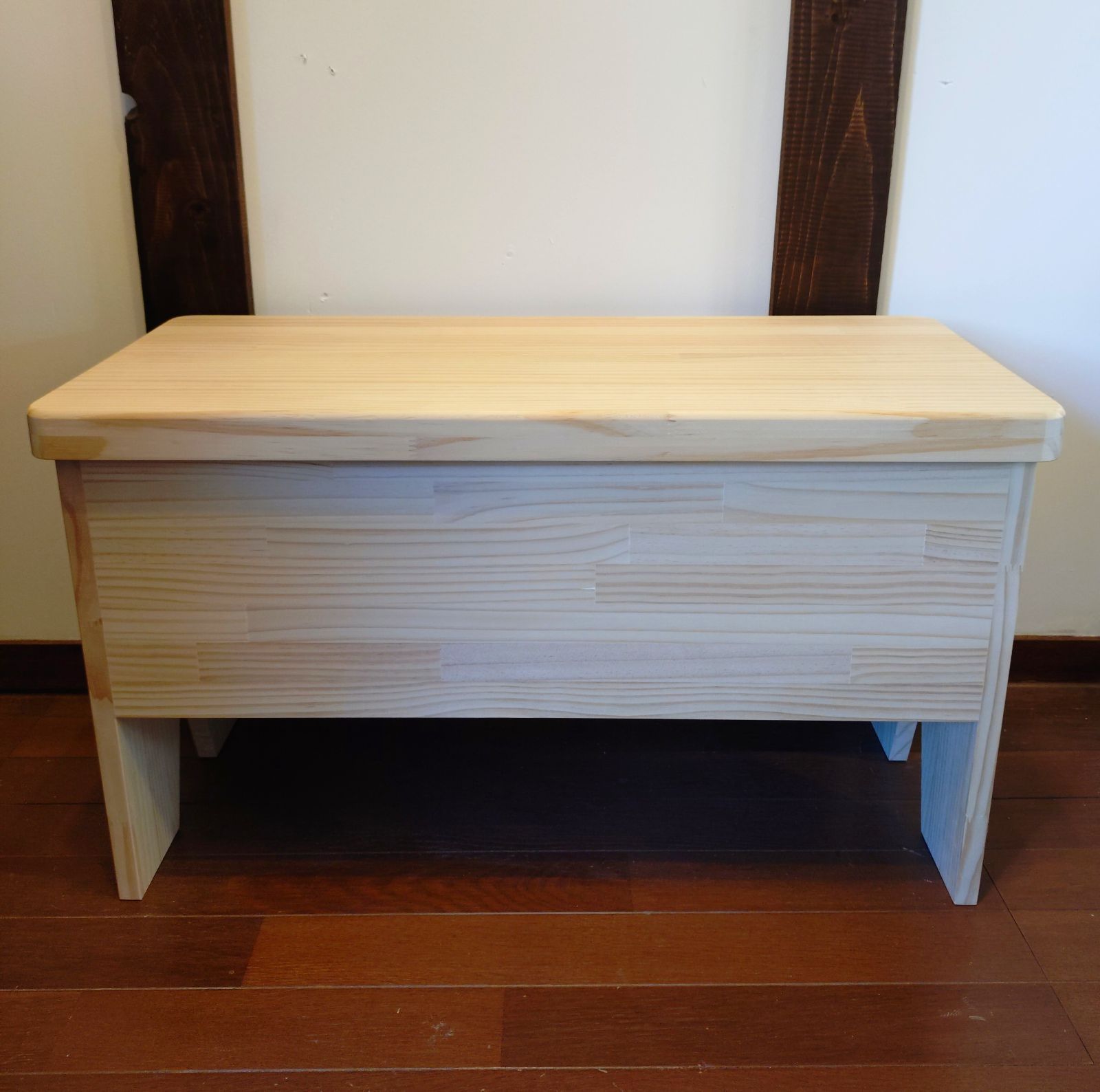 オーダー 蓋付き収納ベンチ たっぷり収納スペース