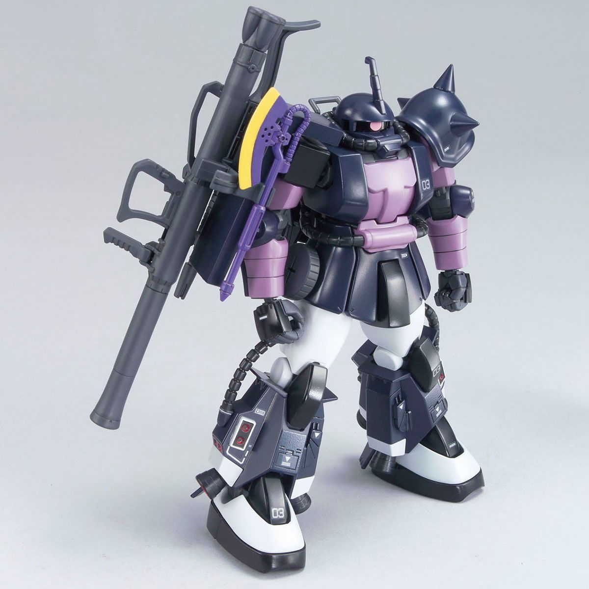 【値下げ】MSV 1/144 MS-06R ザクII 黒い三連星仕様 ガンプラ「RG 1/144 MS-06R-1A 黒い三連星専用ザクII」が登場