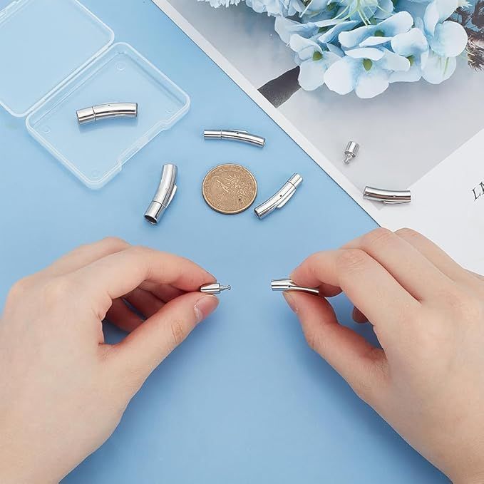 在庫処分】UNICRAFTALE 約6個 3種 3/4/6mm穴径 コラム 304ステンレス