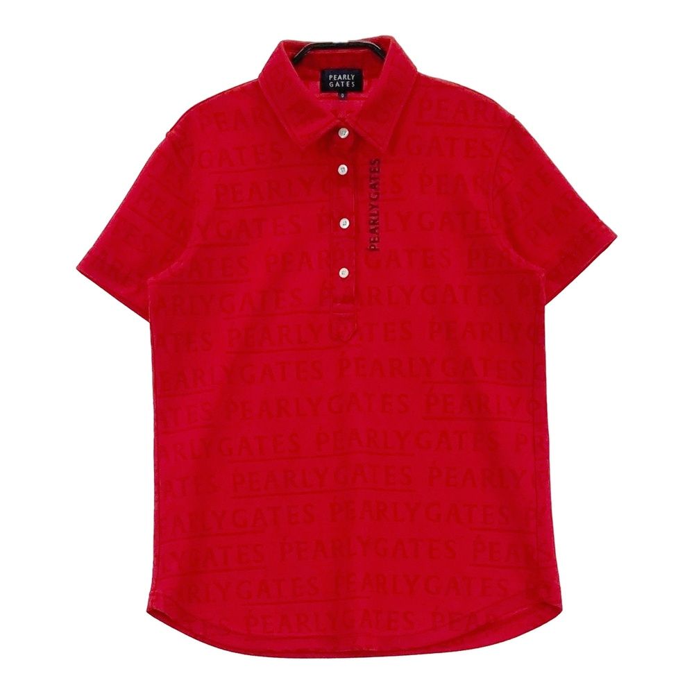 サイズ：0 PEARLY GATES パーリーゲイツ 半袖ポロシャツ ロゴ総