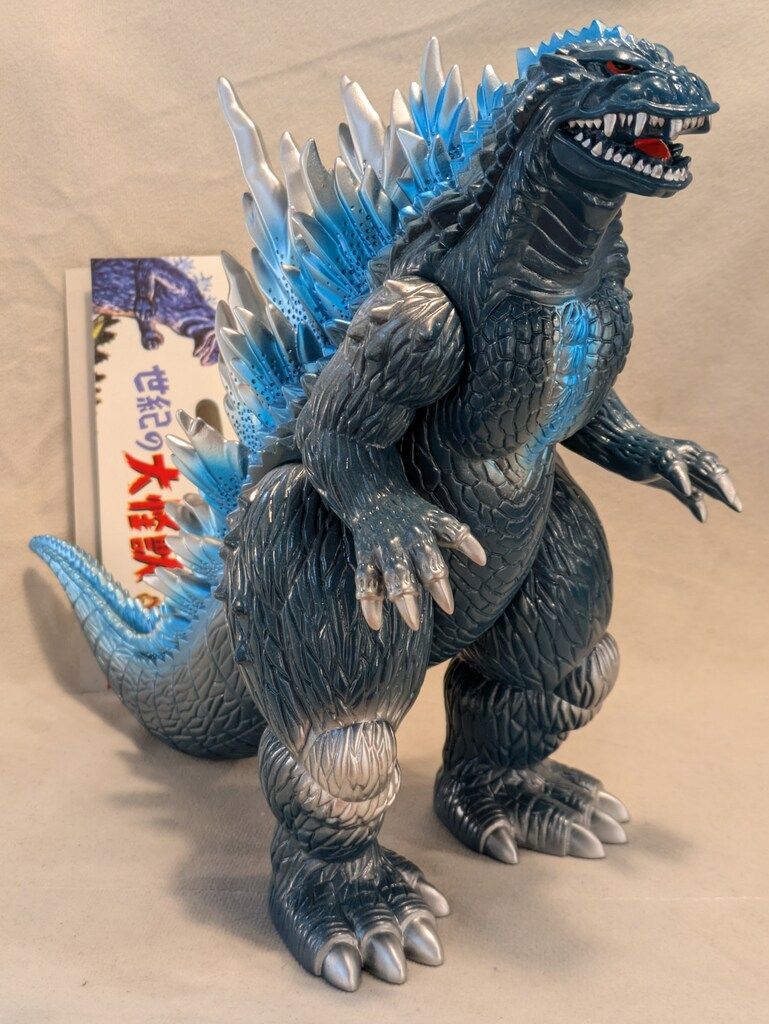 マルサン　メカゴジラ350サイズ　東宝怪獣 マルサン／メカゴジラ（1974）350 シルバーグレーver.（目：赤色
