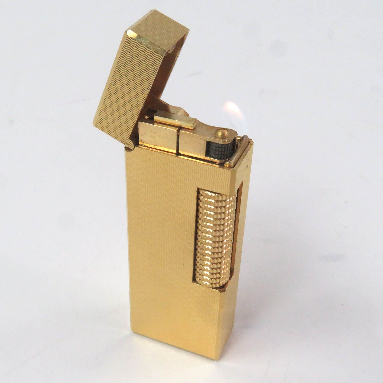 Dunhill/ダンヒル　ライター　ゴールド　ケース付き dunhill ダンヒル ライター ゴールド ケース付き dunhill ダンヒル