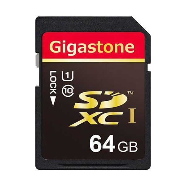 Gigastone SDXCカード64GB UHS-1 GJSX/64U 1枚