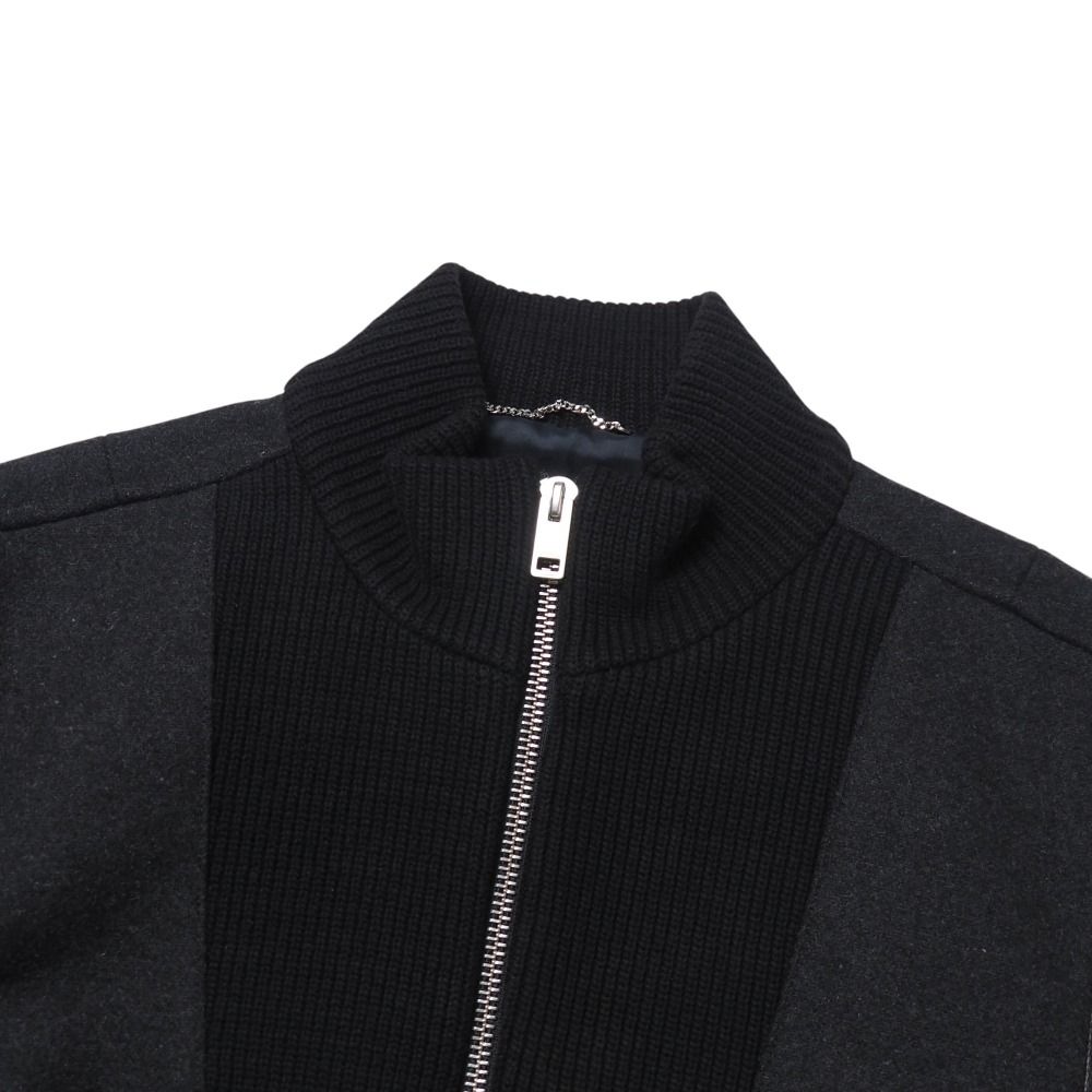 DIESEL ディーゼル ジャケット サイズXL レザー ニット 異素材