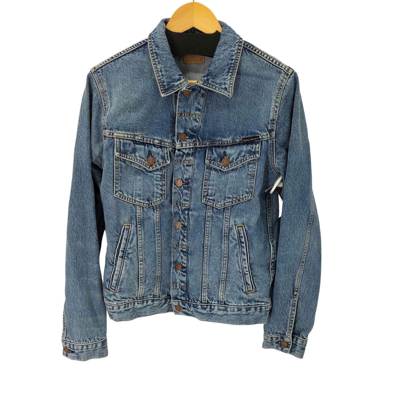 Nudie Jeans Co. NJ2661 デニムジャケット L Nudie Jeans Co. ブラックデニムジャケット - メルカリ