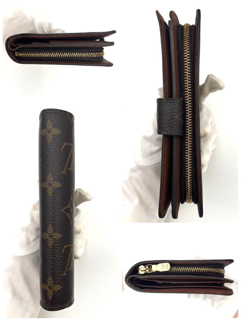 極美品】ルイヴィトン モノグラム ポルトパピエ・ジップ 二