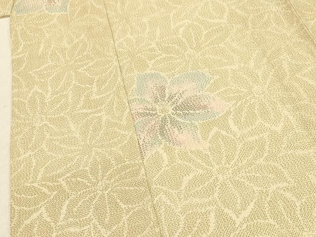 平和屋着物▽本塩沢 単衣 花尽し文 正絹 逸品 CAAV3797dy - メルカリ
