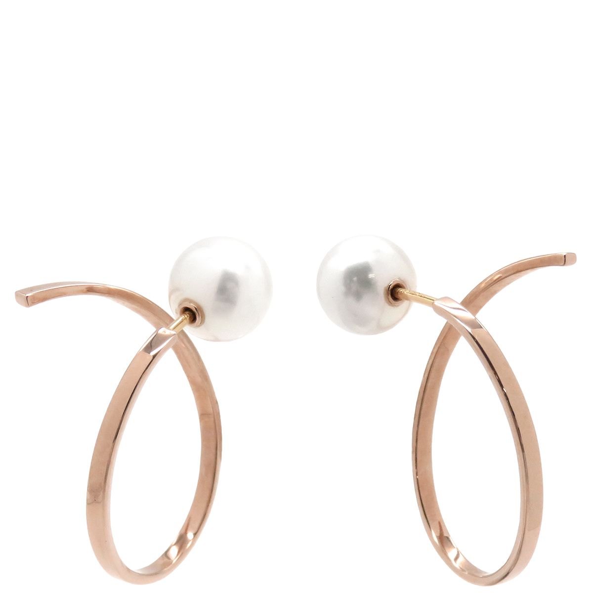 TASAKI ア ファイン バランス パールピアス k18 TASAKI TASAKI ピアス ア ファイン バランス K18 サクラゴールド