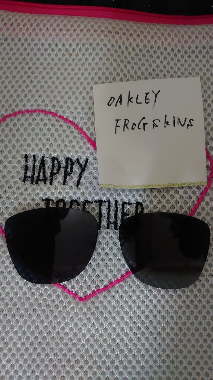 Oakley フロッグスキンサングラス用交換レンズ ブラック偏光レンズ