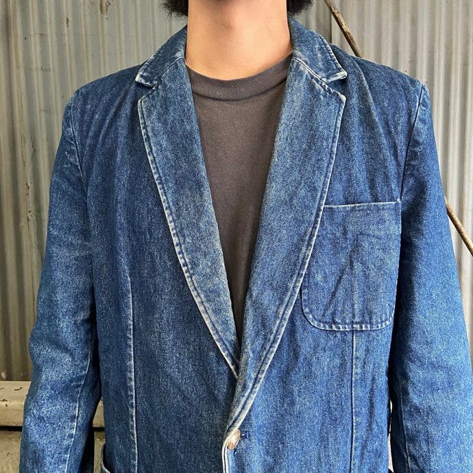 80～90年代 James River Traders デニム テーラードジャケット メンズL