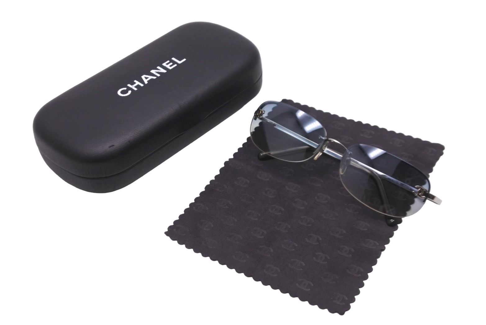 極美品 CHANEL シャネル サングラス 4099 c.124/7B 55▫︎16 139