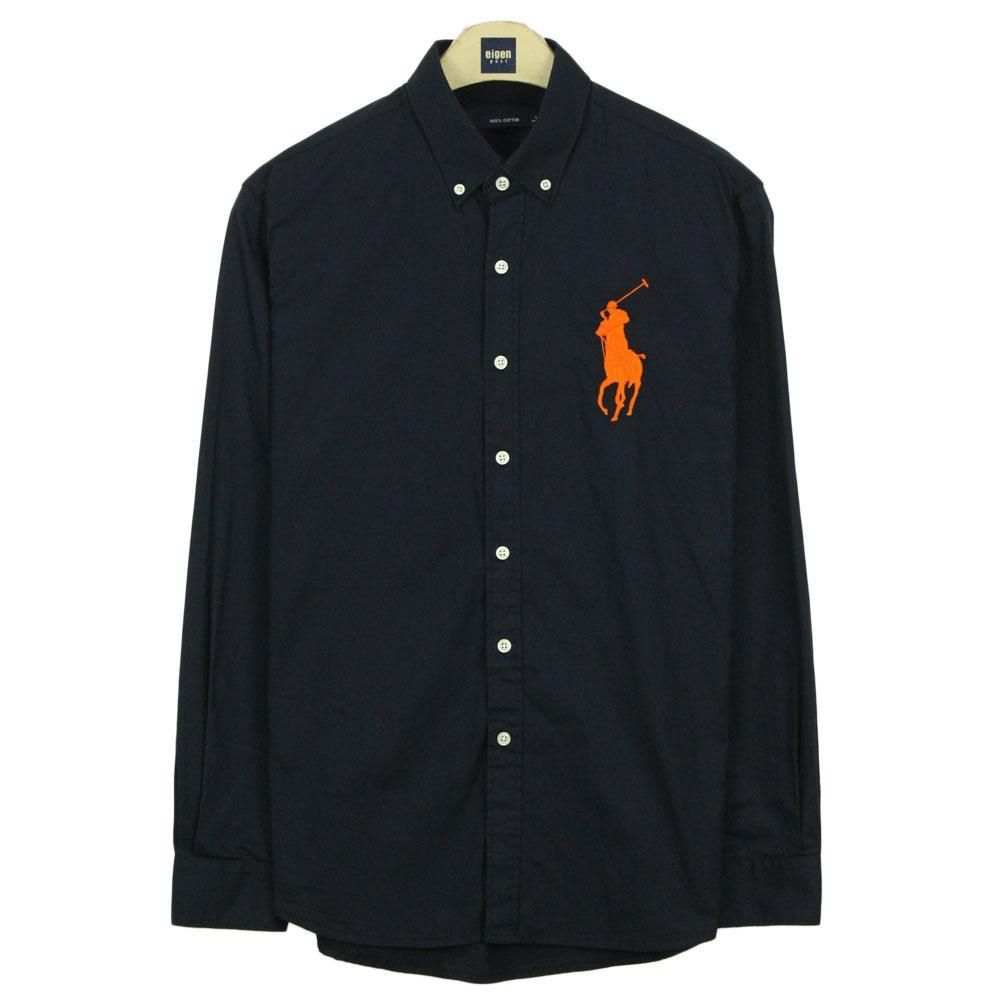 【雷市場（ポンジャン）商品韓国直送】A7879 ポロ Ralph Lauren(ラルフローレン) 長袖 シャツ 100 メンズ カジュアル ビジネスシャツ ブランド古着