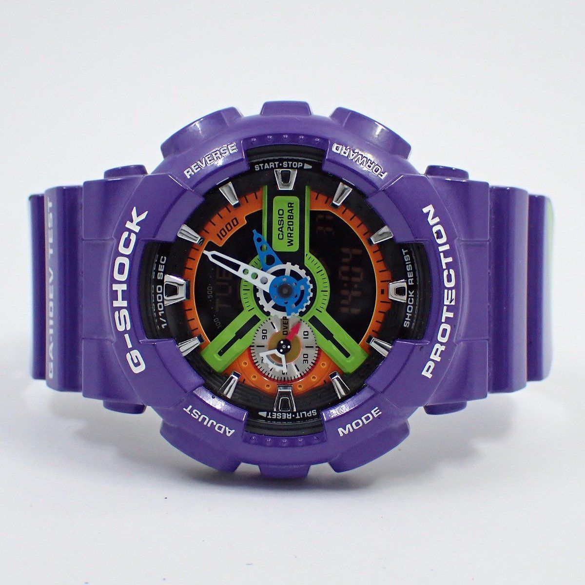 G-SHOCK 極美品GA-110EV-6AJRエヴァンゲリオン初号機 カシオ G-SHOCK ジーショック 【IT8PW5DZPLAM】 GA-110EV-6A EVANGELION