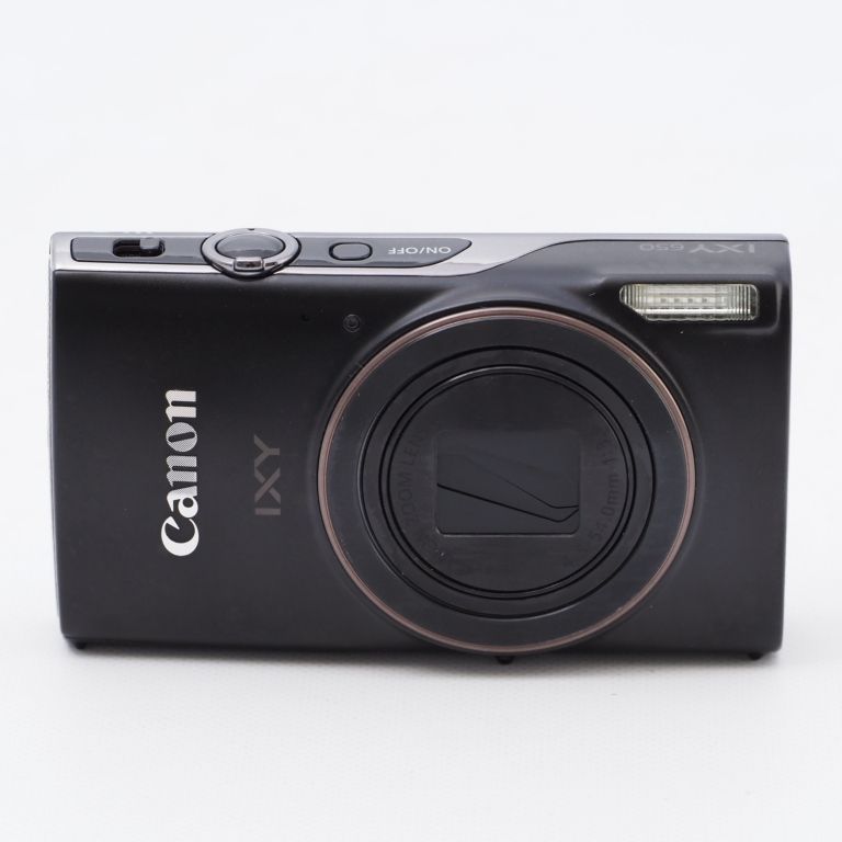 Canon キヤノン コンパクトデジタルカメラ IXY 650 ブラック 光学12倍 ...