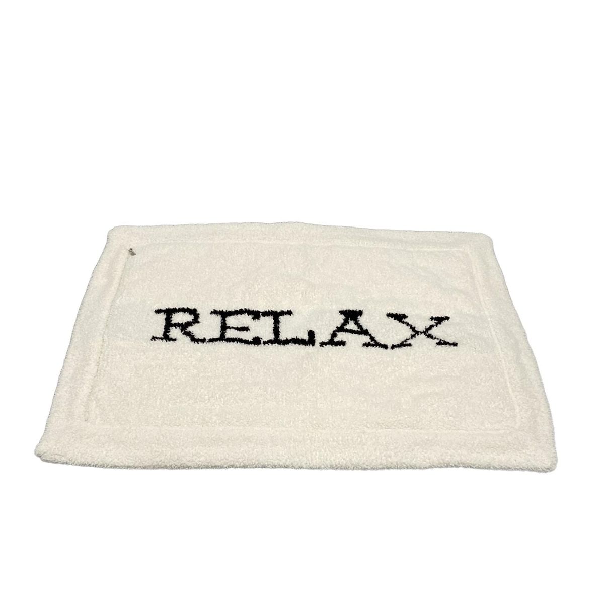 KASHWERE カシウエア 小物 - アイボリー×黒×ブルーグリーン クッションカバー