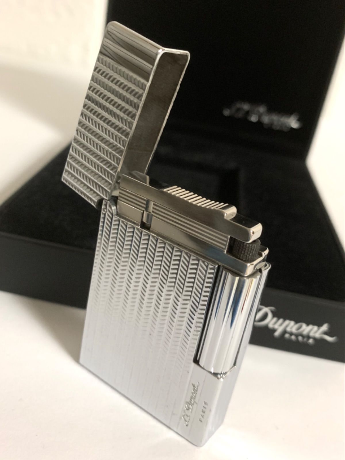 S.T.Dupont ギャッツビー グリーンガス シルバーカラー 着火未確認 