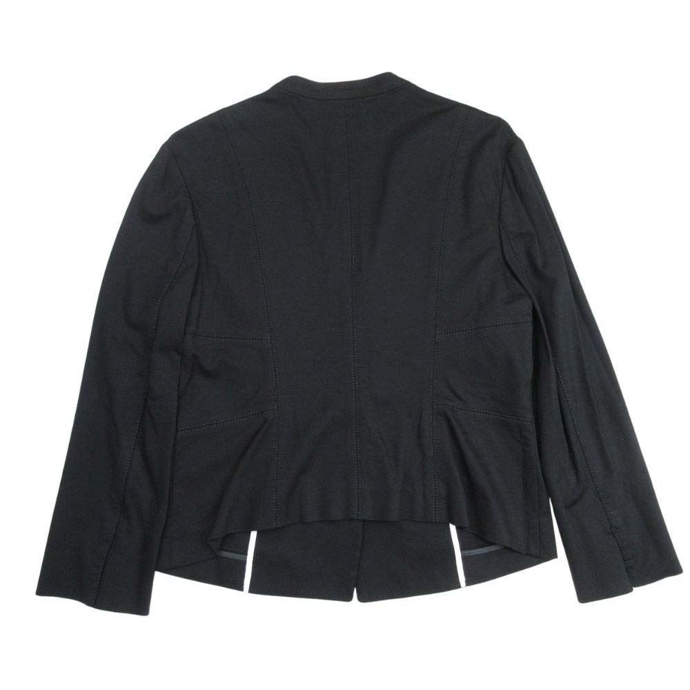 美品 ICB アイシービー ノーカラー ジャケット ひざ丈 タイト