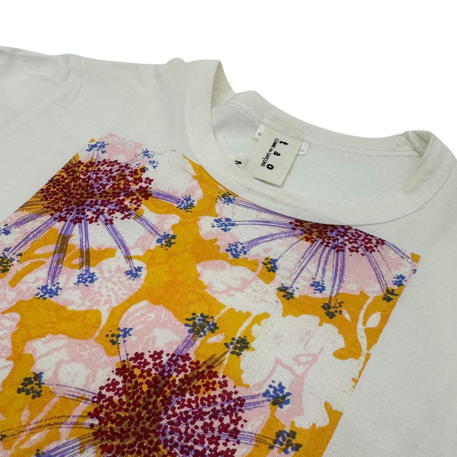 コムデギャルソン　フラワープリントTシャツ　COMME des GARÇONS コムデギャルソン フラワープリントTシャツ COMME des GARÇONS