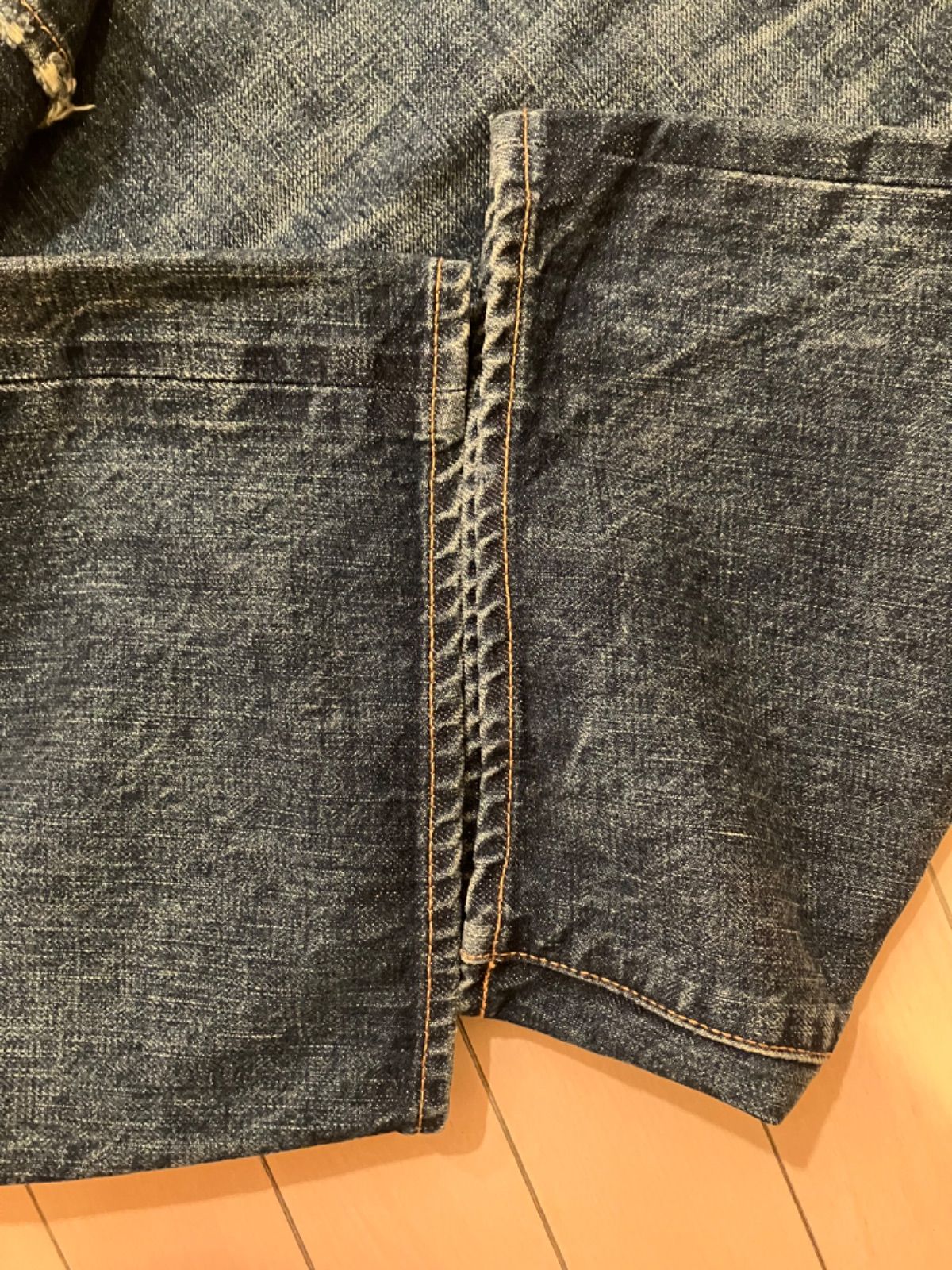 SUGARHILL 21SS FADED classic clashed denim pants rare of the