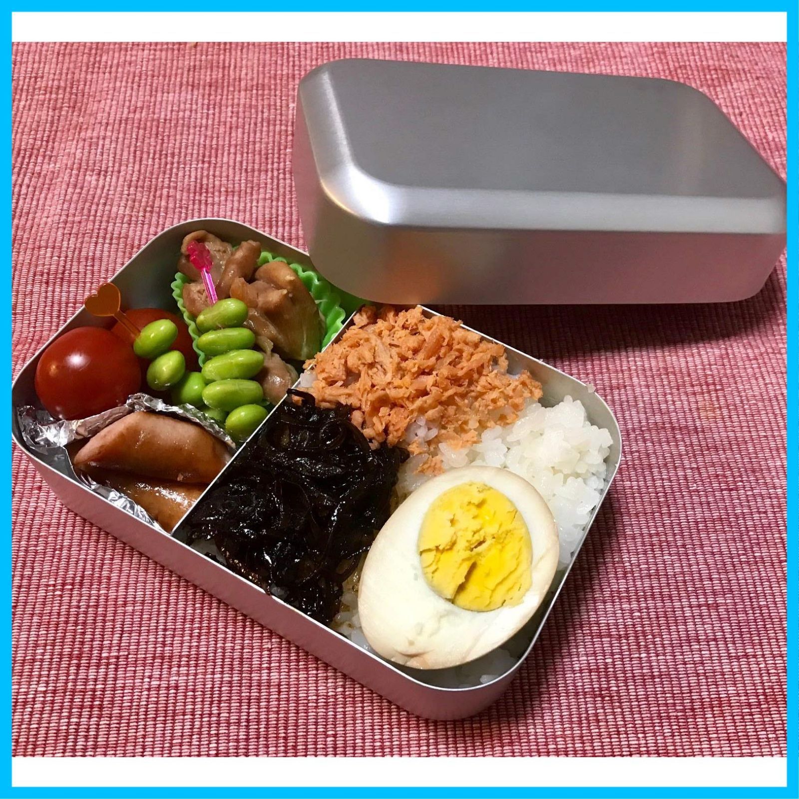 即日発送。 アルミニウム 角丸型 弁当箱 400ｍｌ 大一アルミニウム