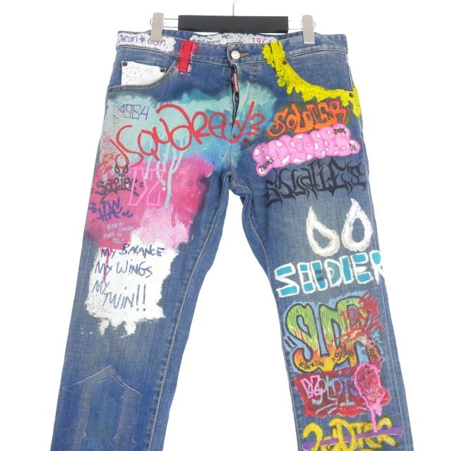 ディースクエアード DSQUARED2 22SS COOL GUY DROPPED マルチ ディースクエアード DSQUARED2 22SS COOL GUY DROPPED マルチ