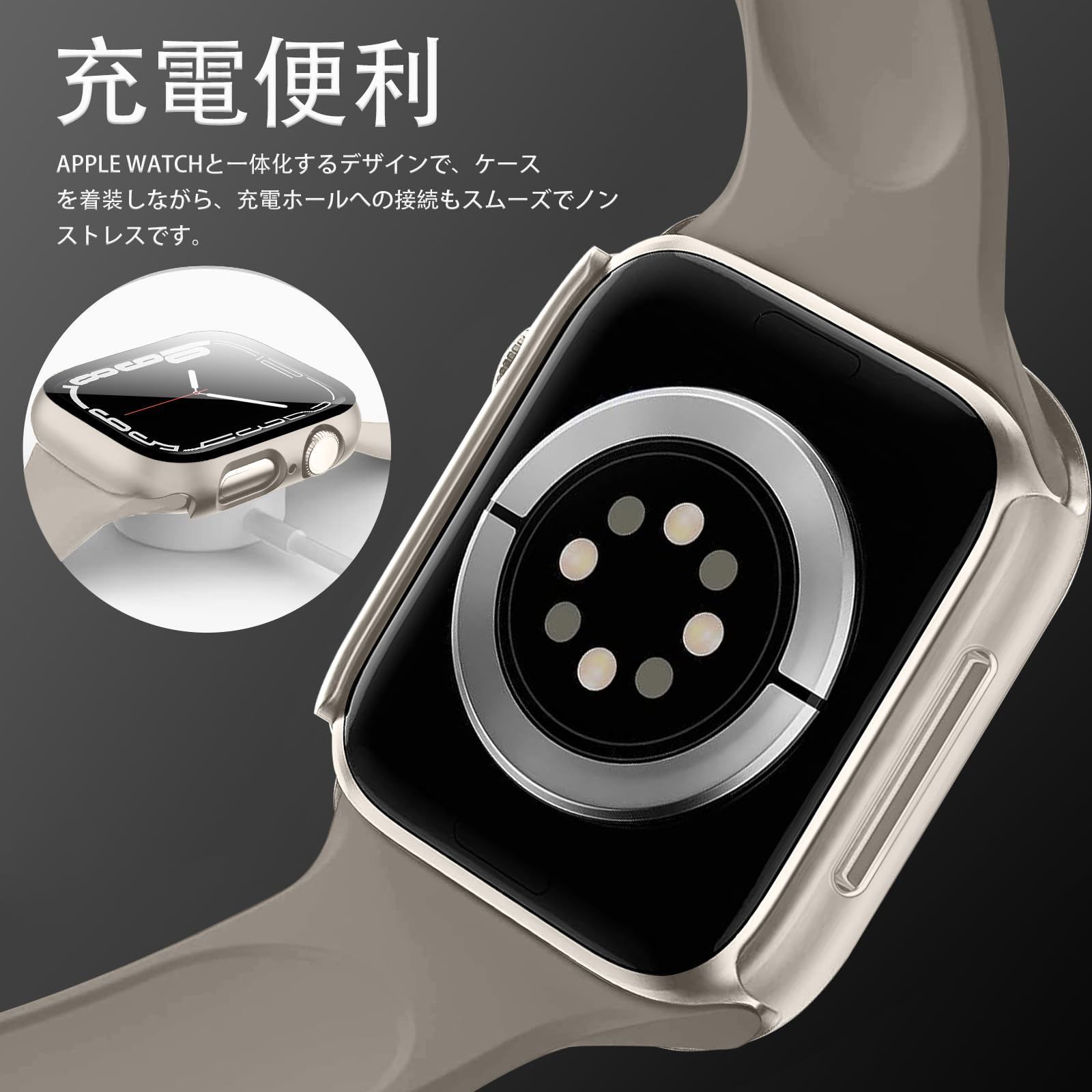 ANYOI 対応 Apple Watch ケース 42mm 保護 ケース アップルウォッチ カバー ガラスフィルム 一体型 アップルウォッチ ケース  耐衝撃 apple watch カバー 全面保護 高透過率 Apple Watch Series - メルカリ