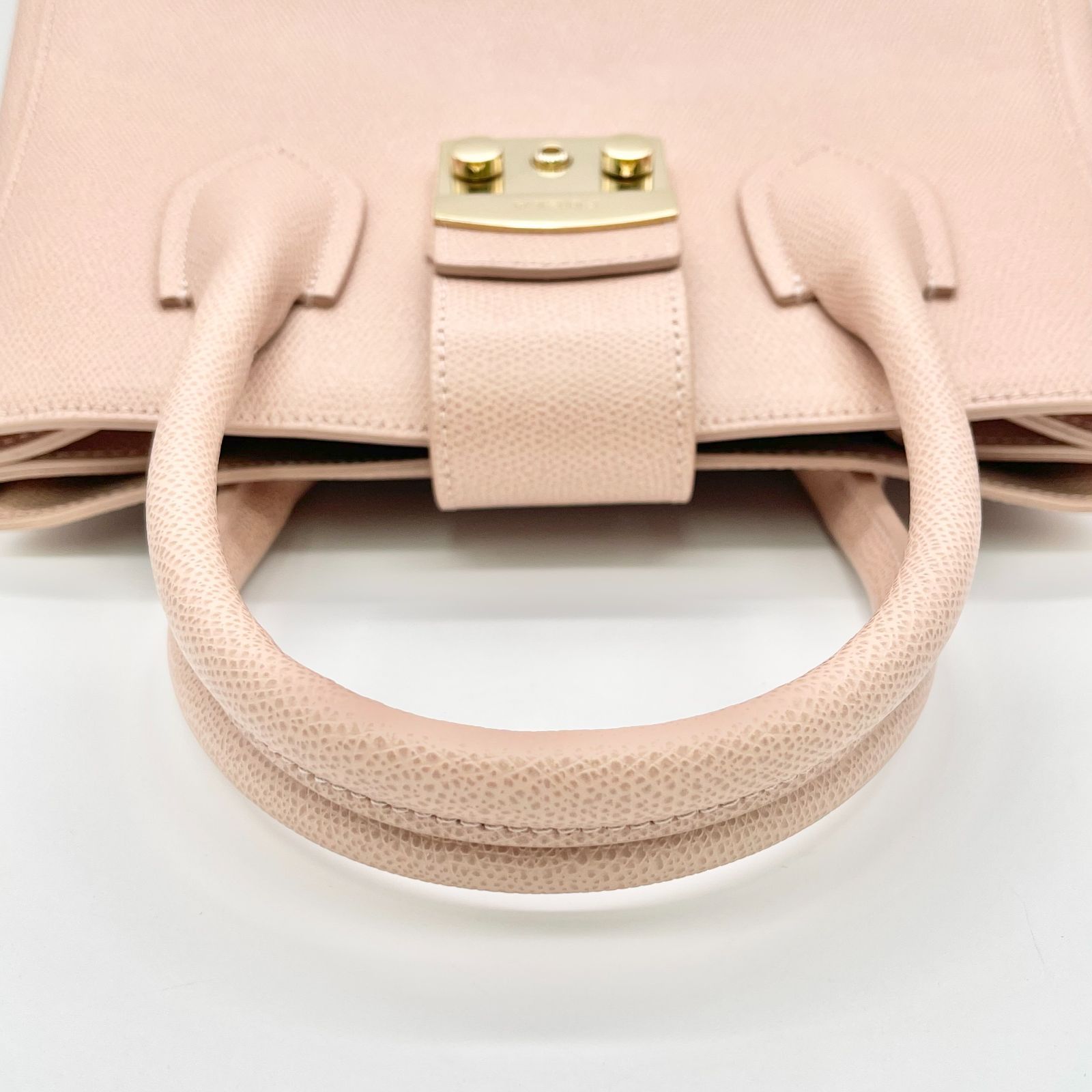 美品】FURLA フルラ G6867 メトロポリス 2WAY レザー ハンドバッグ 