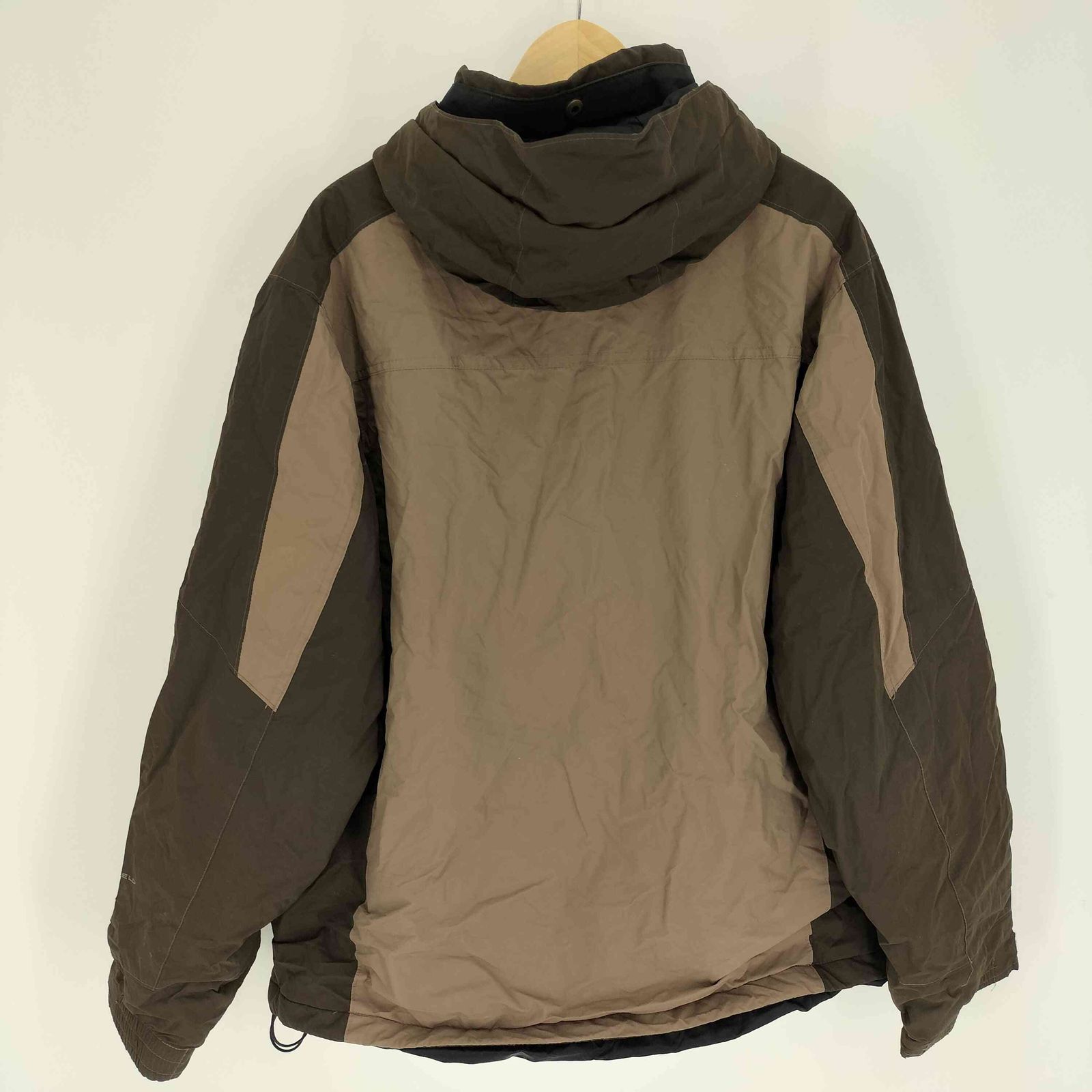 LS マウンテンパーカー コロンビア Columbia OMNI-SHIELD ロゴ 刺繍 スイッチングカラー 中綿